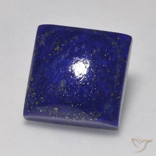 9,17 ctw natürlicher Sehr tiefes Blau Lapislazuli, Quadrat, Lichtundurchlässig