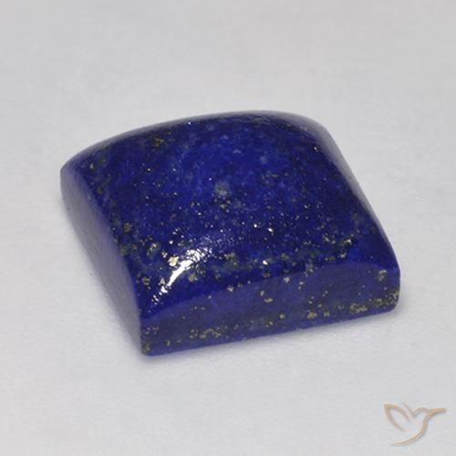 9,17 ctw natürlicher Sehr tiefes Blau Lapislazuli, Quadrat, Lichtundurchlässig