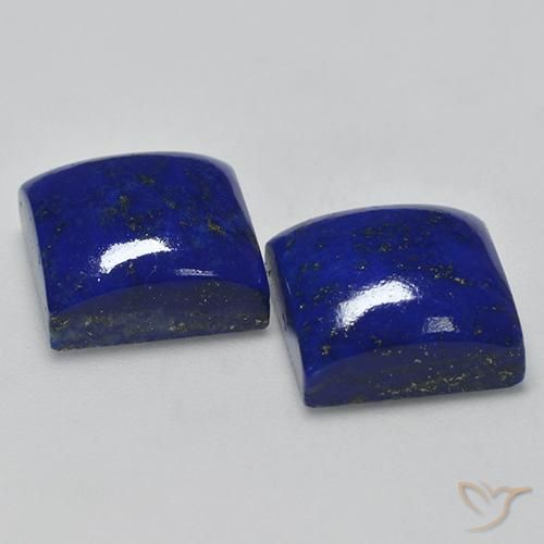 16.38 ct natürliche Elektrisches Blau Lapislazuli-Edelsteine, Quadrat, Lichtundurchlässig