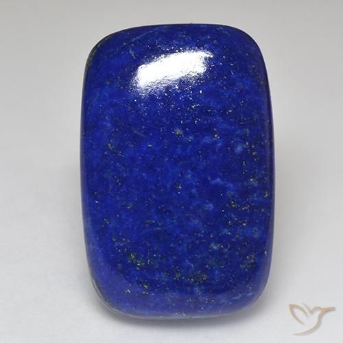 42.16ct Natürlicher tiefblau Lapislazuli, Kissen, Lichtundurchlässig