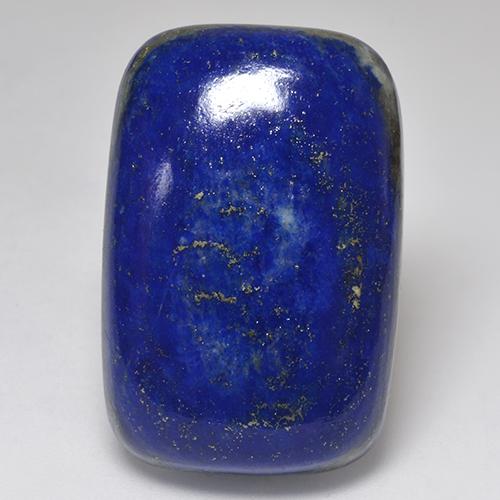 50,14 ctw natürlicher blauer Lapislazuli, Kissenschliff, Lichtundurchlässig