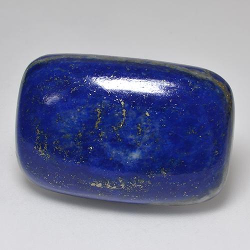 50,14 ctw natürlicher blauer Lapislazuli, Kissenschliff, Lichtundurchlässig