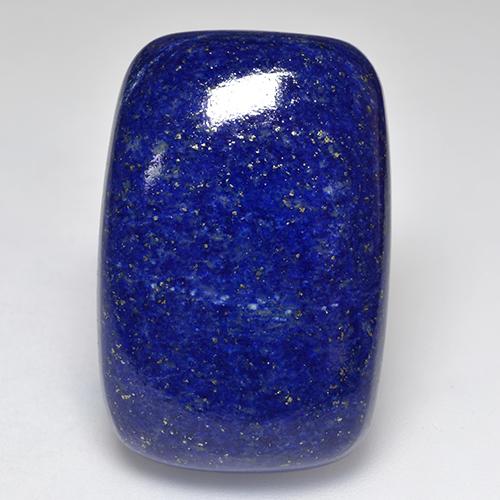 49,35 ctw natürlicher blauer Lapislazuli, Kissenschliff, Lichtundurchlässig