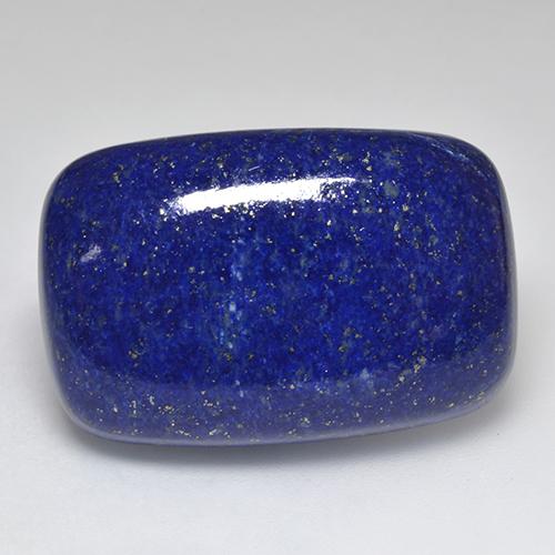 49,35 ctw natürlicher blauer Lapislazuli, Kissenschliff, Lichtundurchlässig