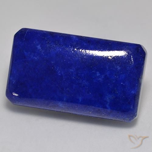 9,17 ctw natürlicher Intensives Marineblau Lapislazuli, Oktagonschliff, Lichtundurchlässig