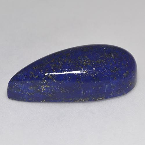 15,99 ctw natürlicher blauer Lapislazuli, Birnenform, Lichtundurchlässig