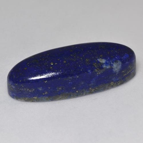 9,17 ctw natürlicher dunkelblau Lapislazuli, Oval Schliff, Lichtundurchlässig