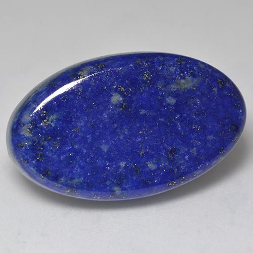 34,75 ctw natürlicher blauer Lapislazuli, Oval Schliff, Lichtundurchlässig