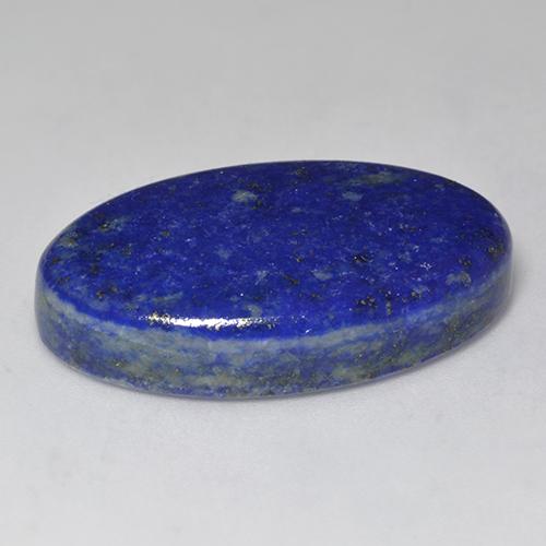 34,75 ctw natürlicher blauer Lapislazuli, Oval Schliff, Lichtundurchlässig