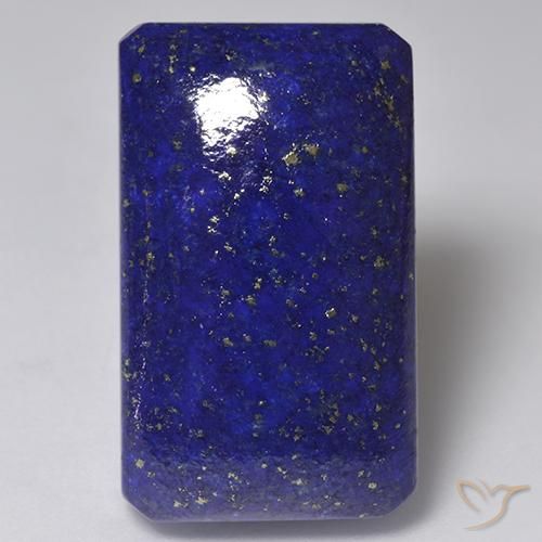 9,17 ctw natürlicher dunkelblau Lapislazuli, Oktagonschliff, Lichtundurchlässig