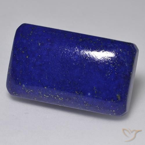 9,17 ctw natürlicher dunkelblau Lapislazuli, Oktagonschliff, Lichtundurchlässig
