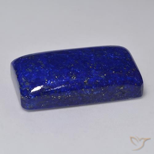 9,17 ctw natürlicher Intensives Marineblau Lapislazuli, Oktagonschliff, Lichtundurchlässig