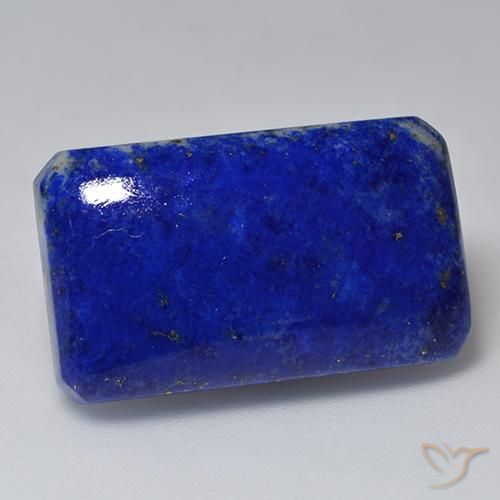 9,17 ctw natürlicher Intensives Marineblau Lapislazuli, Oktagonschliff, Lichtundurchlässig