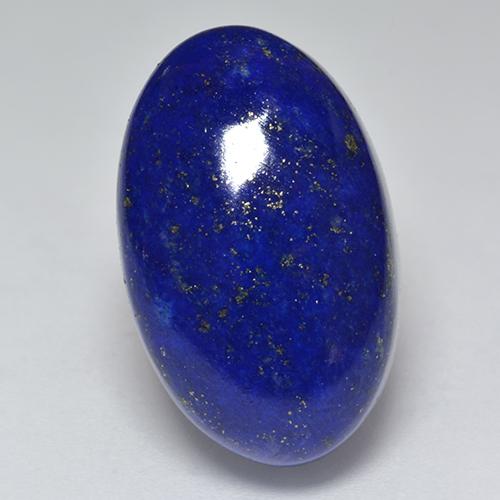 24,84 ctw natürlicher blauer Lapislazuli, Oval Schliff, Lichtundurchlässig
