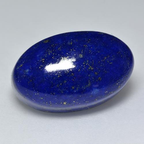 24,84 ctw natürlicher blauer Lapislazuli, Oval Schliff, Lichtundurchlässig