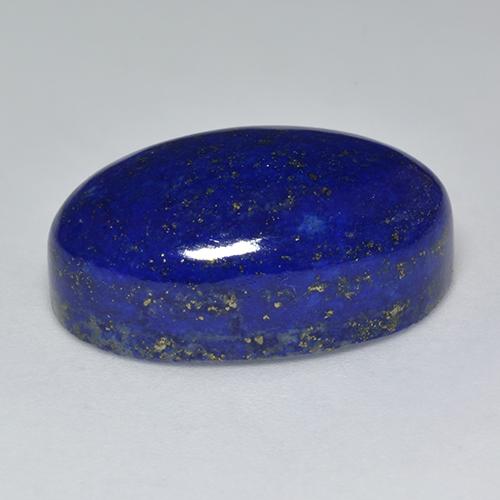 24,84 ctw natürlicher blauer Lapislazuli, Oval Schliff, Lichtundurchlässig