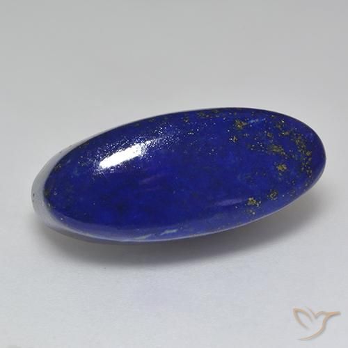 9,17 ctw natürlicher Intensives Marineblau Lapislazuli, Oval, Lichtundurchlässig