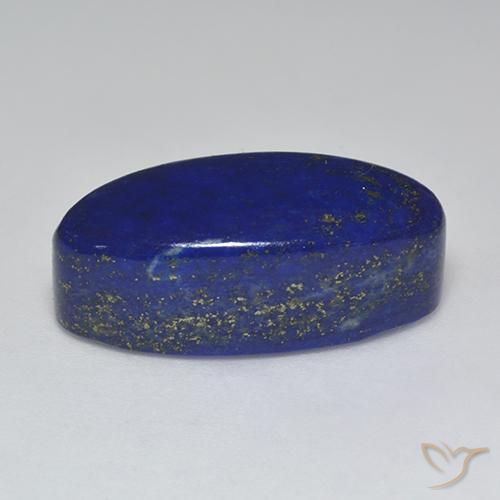 9,17 ctw natürlicher Intensives Marineblau Lapislazuli, Oval, Lichtundurchlässig