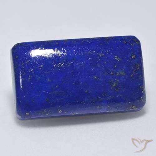 9,17 ctw natürlicher Intensives Marineblau Lapislazuli, Oktagonschliff, Lichtundurchlässig