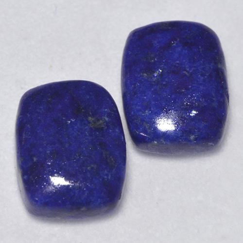 2,59 ct natürliche blauer Lapislazuli-Edelsteine, Kissenschliff, Lichtundurchlässig