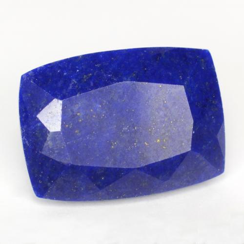 6,36 ctw natürlicher blauer Lapislazuli, Kissenschliff, Lichtundurchlässig