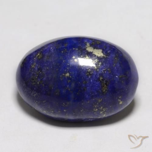 9,17 ctw natürlicher dunkelblau Lapislazuli, Oval, Lichtundurchlässig