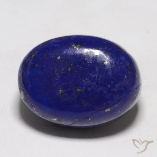 13,91 ctw natürlicher blauer Lapislazuli, Oval Schliff, Lichtundurchlässig