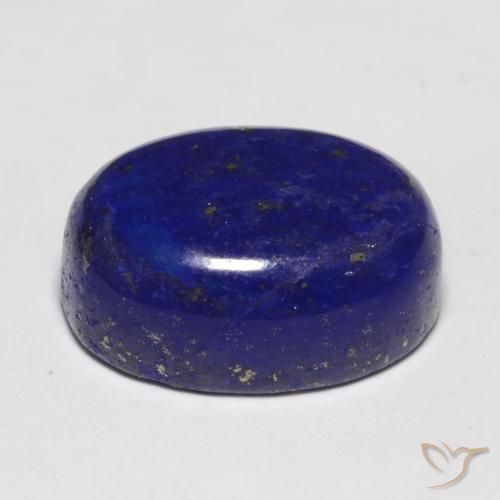 13,91 ctw natürlicher blauer Lapislazuli, Oval Schliff, Lichtundurchlässig