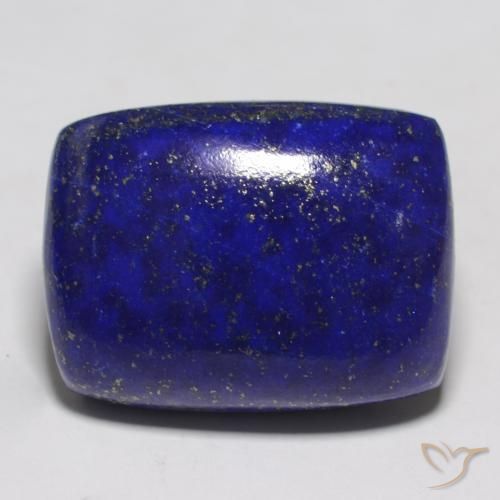 22,43 ctw natürlicher blauer Lapislazuli, Kissenschliff, Lichtundurchlässig