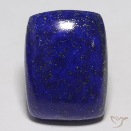22,43 ctw natürlicher blauer Lapislazuli, Kissenschliff, Lichtundurchlässig