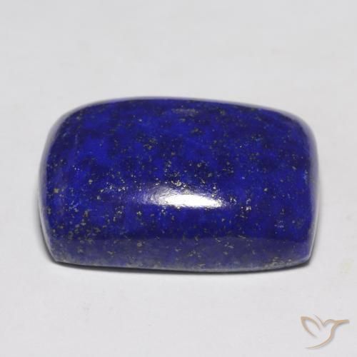 22,43 ctw natürlicher blauer Lapislazuli, Kissenschliff, Lichtundurchlässig