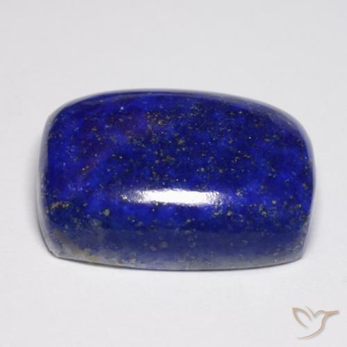 9,17 ctw natürlicher Intensives Marineblau Lapislazuli, Kissen, Lichtundurchlässig