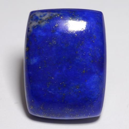 19,45 ctw natürlicher blauer Lapislazuli, Kissenschliff, Lichtundurchlässig