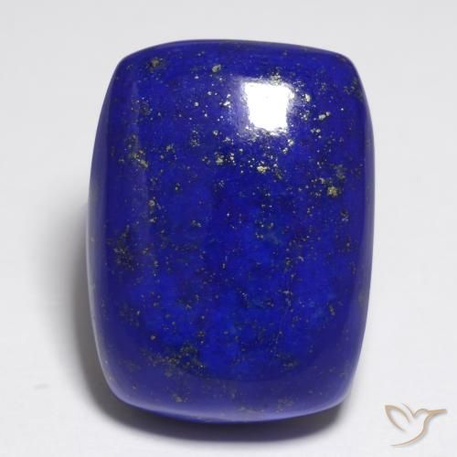 20.99ct Natürlicher Intensives Marineblau Lapislazuli, Kissen, Lichtundurchlässig, Photo A