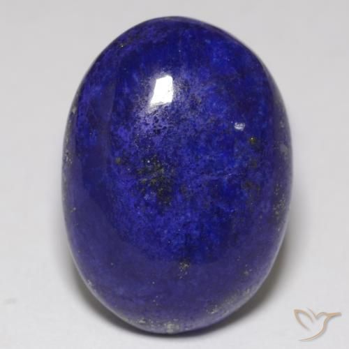 10,92 ctw natürlicher blauer Lapislazuli, Oval Schliff, Lichtundurchlässig