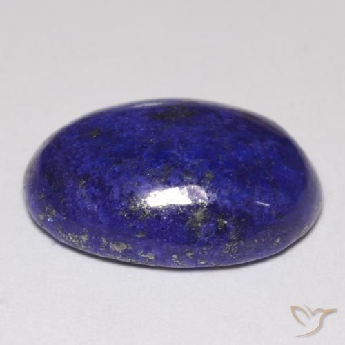 10,92 ctw natürlicher blauer Lapislazuli, Oval Schliff, Lichtundurchlässig