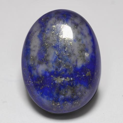 9,17 ctw natürlicher Tiefes ägyptisches Blau Lapislazuli, Oval Schliff, Lichtundurchlässig