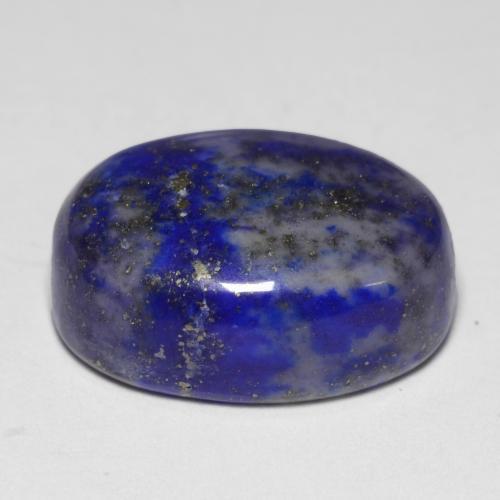 9,17 ctw natürlicher Tiefes ägyptisches Blau Lapislazuli, Oval Schliff, Lichtundurchlässig