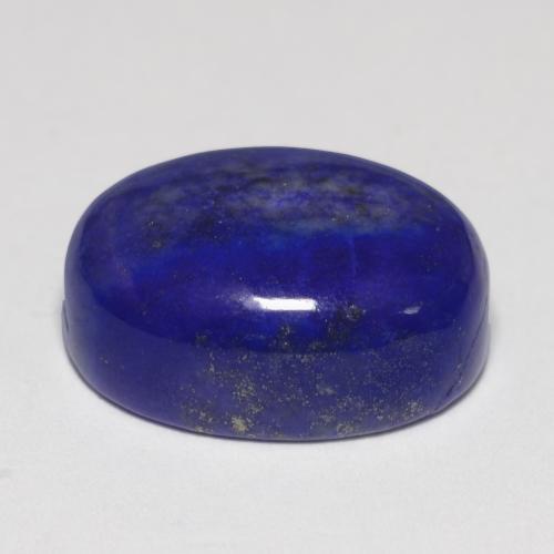 11,04 ctw natürlicher blauer Lapislazuli, Oval Schliff, Lichtundurchlässig