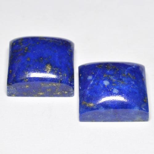 15.62 ct natürliche Elektrisches Blau Lapislazuli-Edelsteine, Quadrat, Lichtundurchlässig