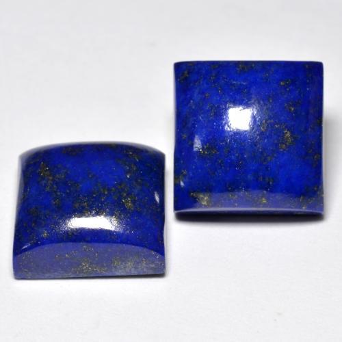15,74 ct natürliche blauer Lapislazuli-Edelsteine, Quadrat, Lichtundurchlässig