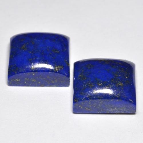 15,74 ct natürliche blauer Lapislazuli-Edelsteine, Quadrat, Lichtundurchlässig