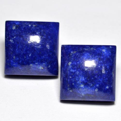 15.66 ct natürliche Intensives Marineblau Lapislazuli-Edelsteine, Quadrat, Lichtundurchlässig