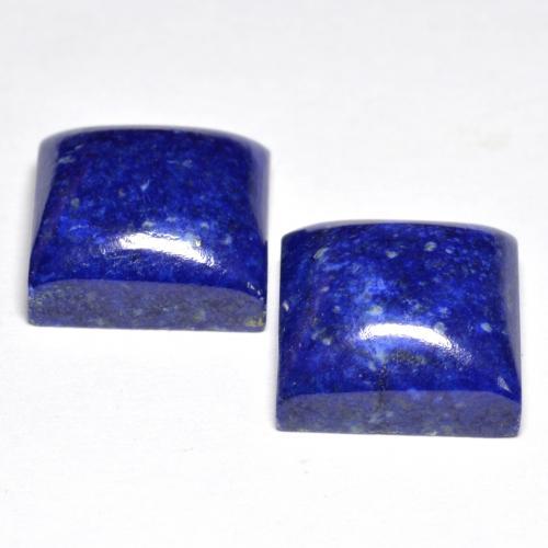 15.66 ct natürliche Intensives Marineblau Lapislazuli-Edelsteine, Quadrat, Lichtundurchlässig