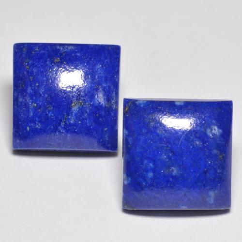 13,11 ct natürliche blauer Lapislazuli-Edelsteine, Quadrat, Lichtundurchlässig