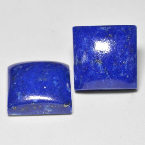 13,11 ct natürliche blauer Lapislazuli-Edelsteine, Quadrat, Lichtundurchlässig