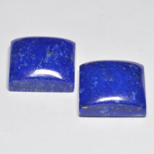 13,11 ct natürliche blauer Lapislazuli-Edelsteine, Quadrat, Lichtundurchlässig