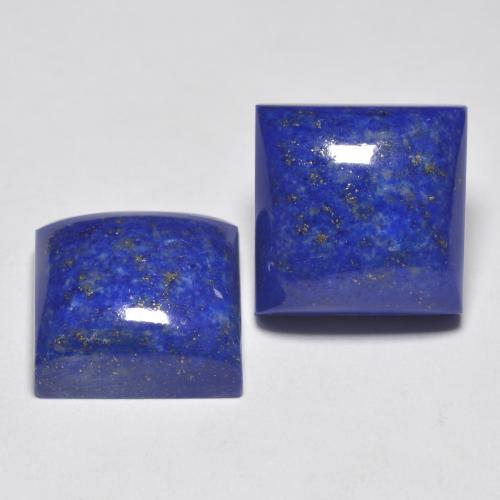 15.51 ct natürliche Elektrisches Blau Lapislazuli-Edelsteine, Quadrat, Lichtundurchlässig