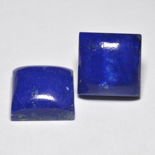 13.69 ct natürliche Intensives Marineblau Lapislazuli-Edelsteine, Quadrat, Lichtundurchlässig