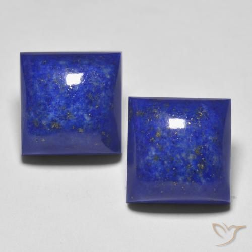 17,83 ct natürliche blauer Lapislazuli-Edelsteine, Quadrat, Lichtundurchlässig